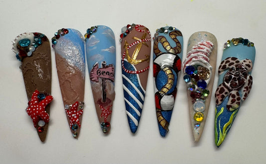 Nautical Nail Art Course